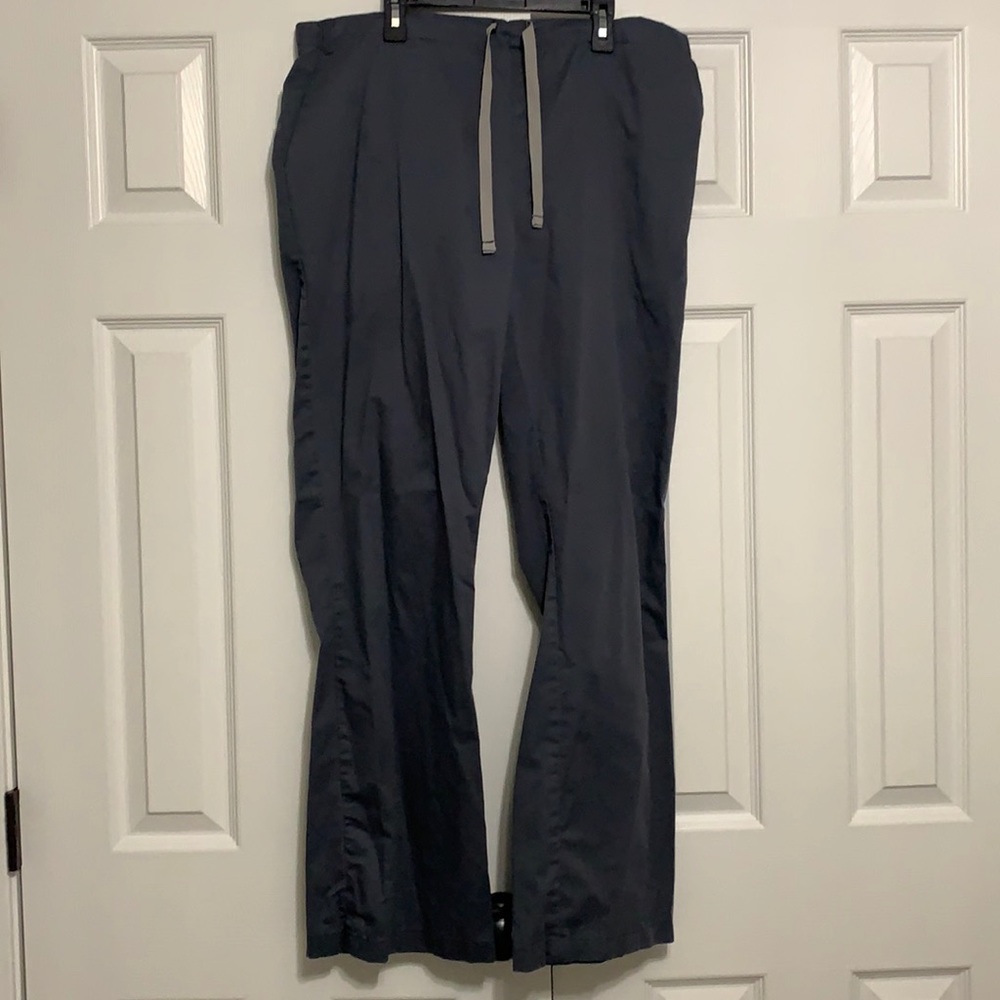 Gray scrub pants